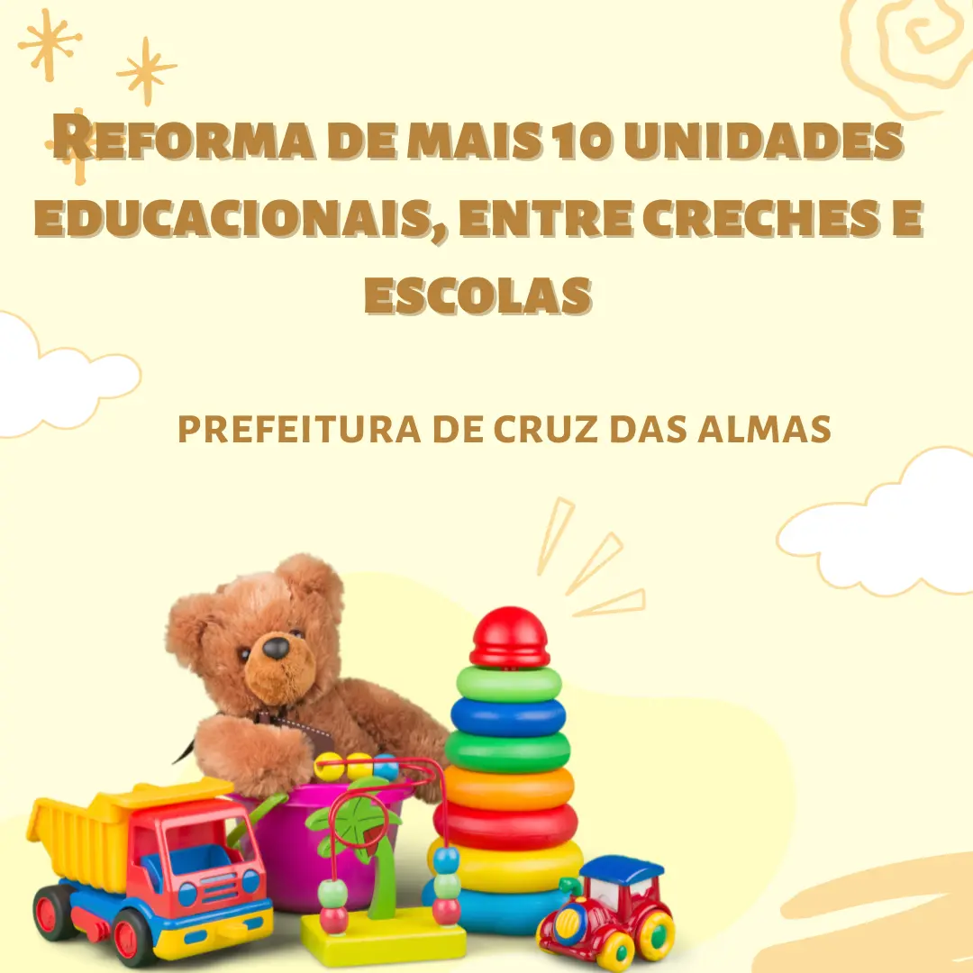Prefeito Ednaldo Ribeiro assina ordens de serviço para reforma de mais 10 unidades educacionais, entre creches e escolas